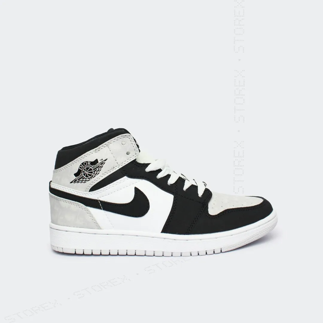 Jordan 1 Dior Black White