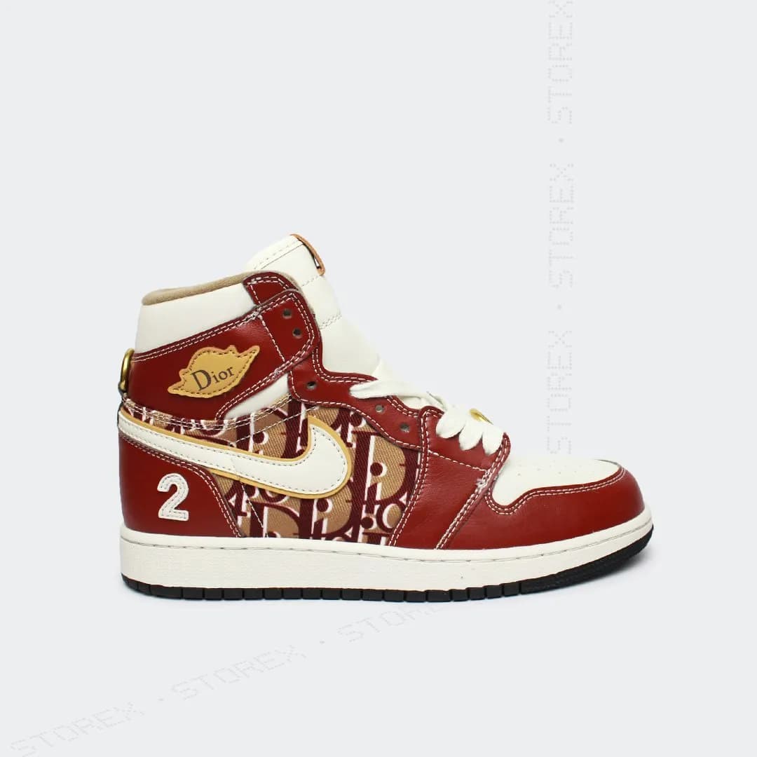 Jordan 1 Dior Red