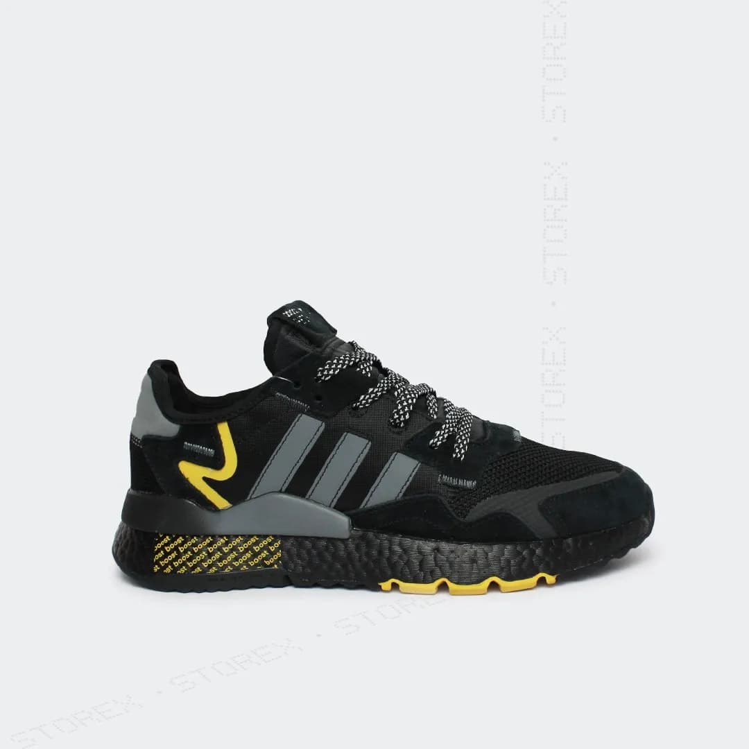 adidas Jogger Black Yellow