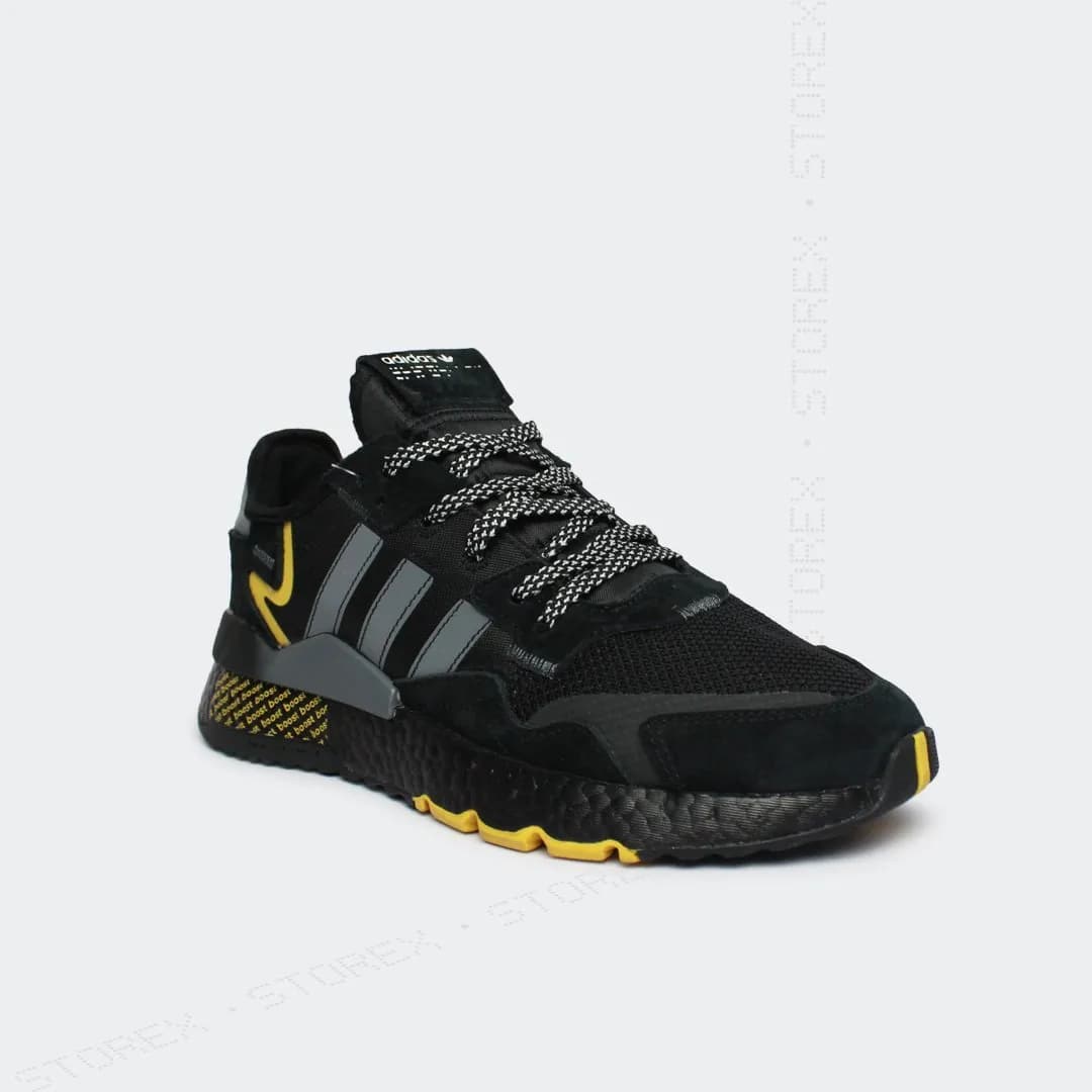 adidas Jogger Black Yellow