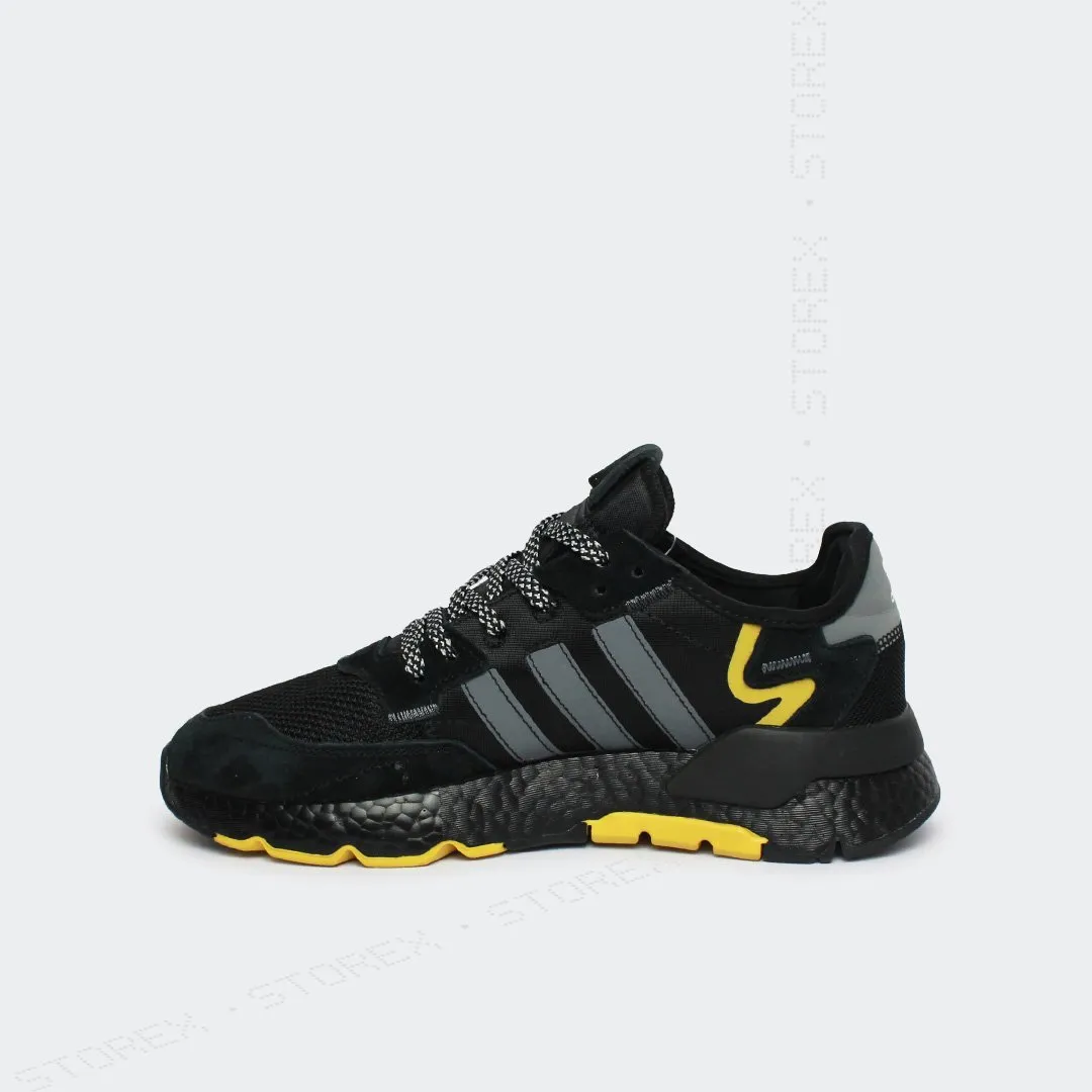 adidas Jogger Black Yellow