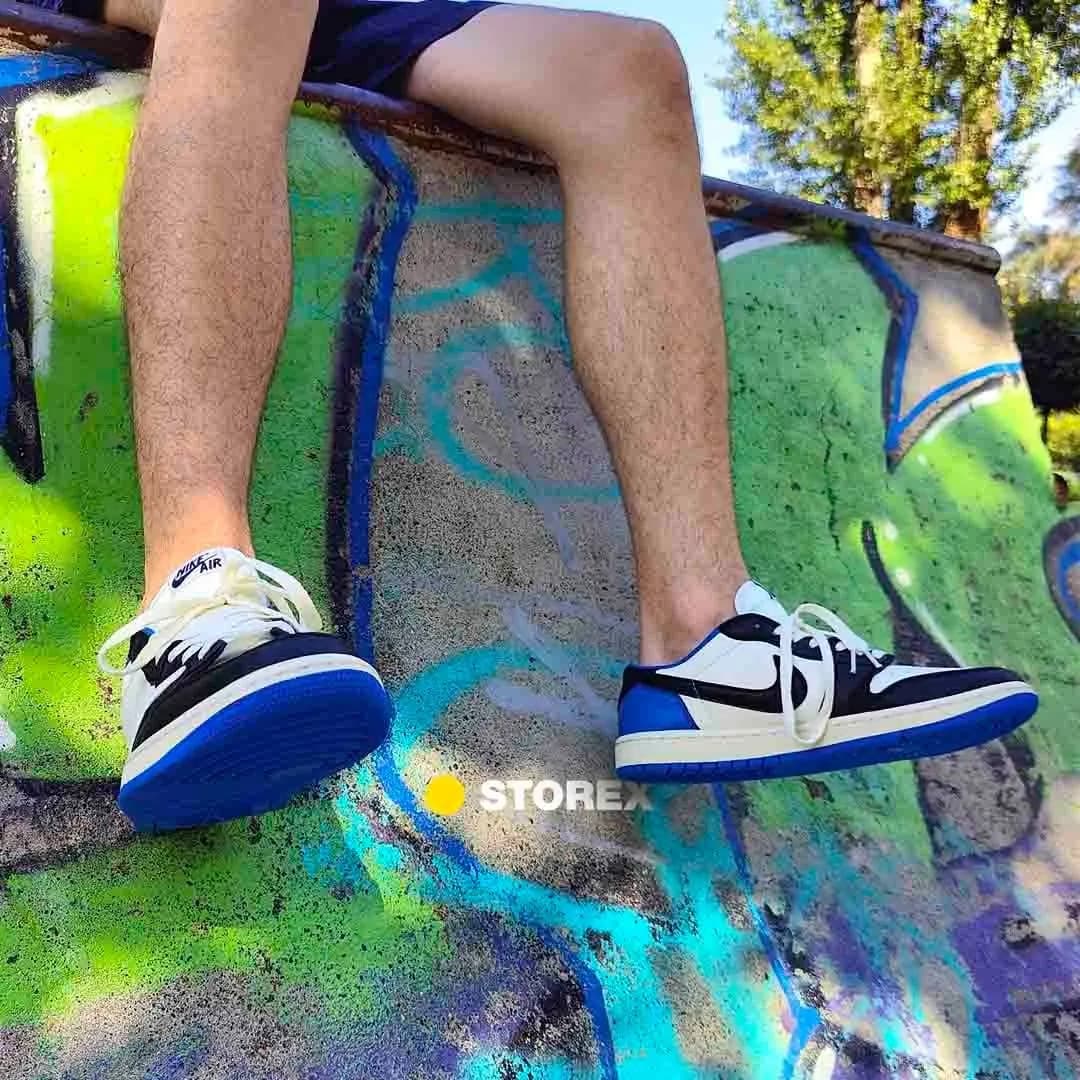 Jordan 1 Low Fragment x Travis Scott