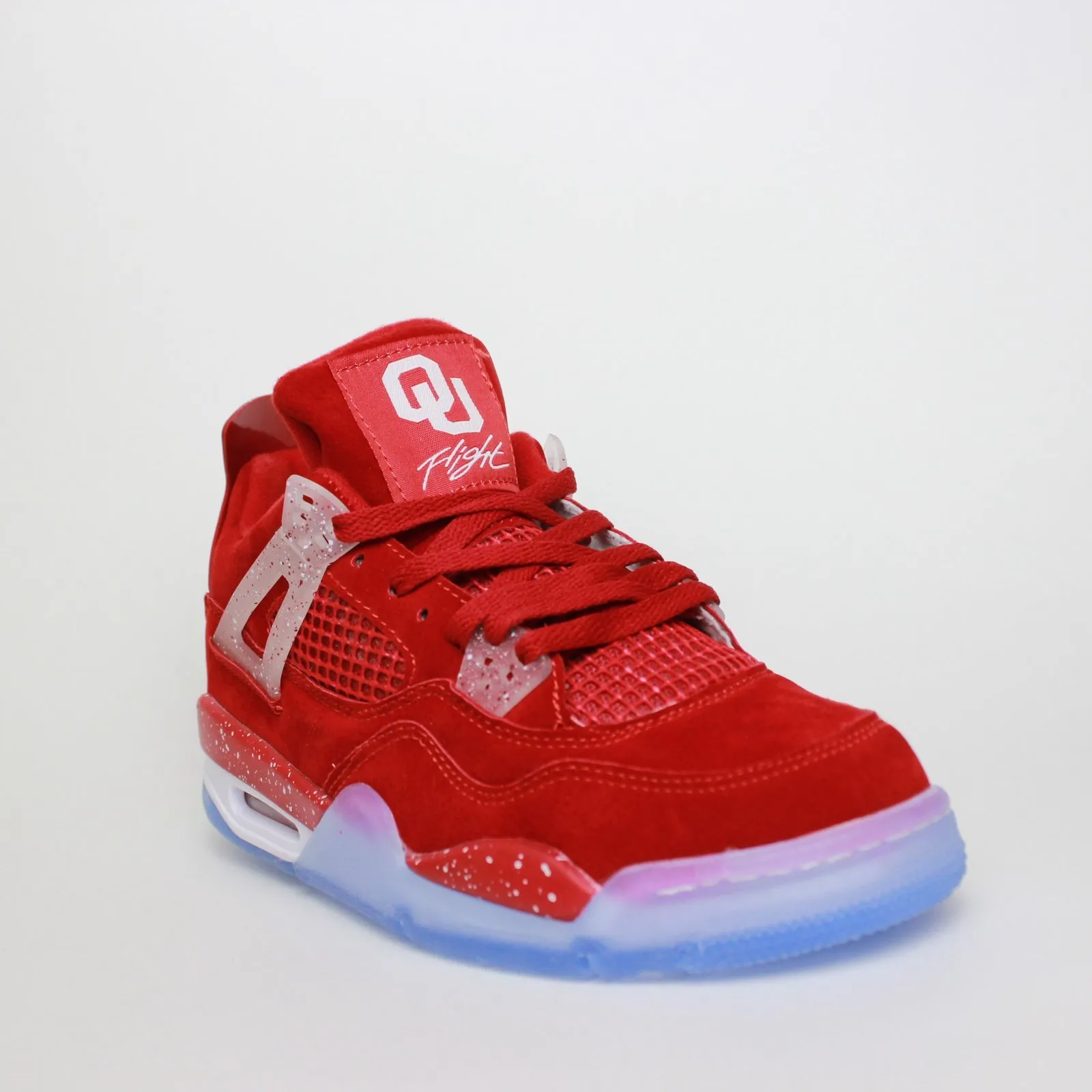 Jordan 4 All Red Suede