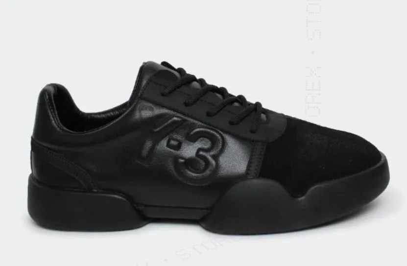 Y-3 Trainers All Black Full Leather