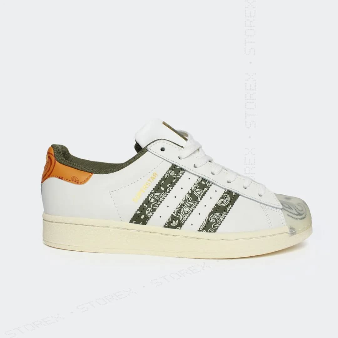 adidas Superstar Olive Orange