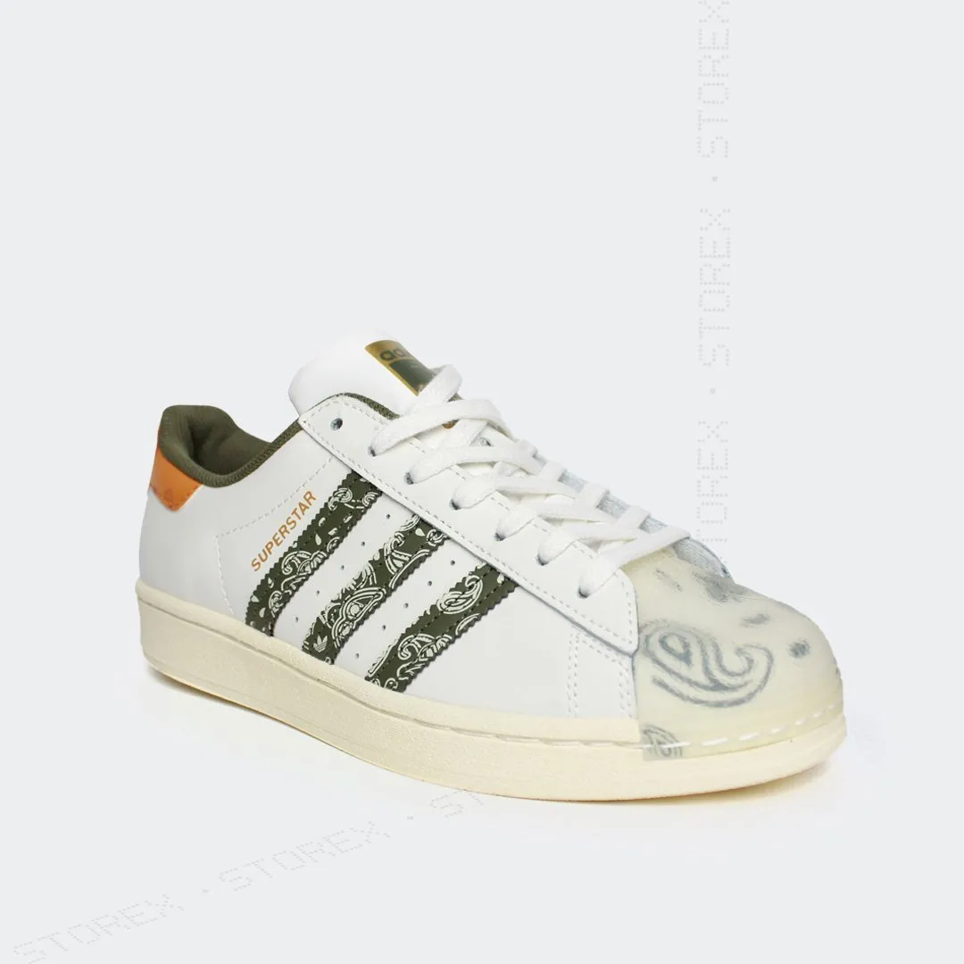 adidas Superstar Olive Orange