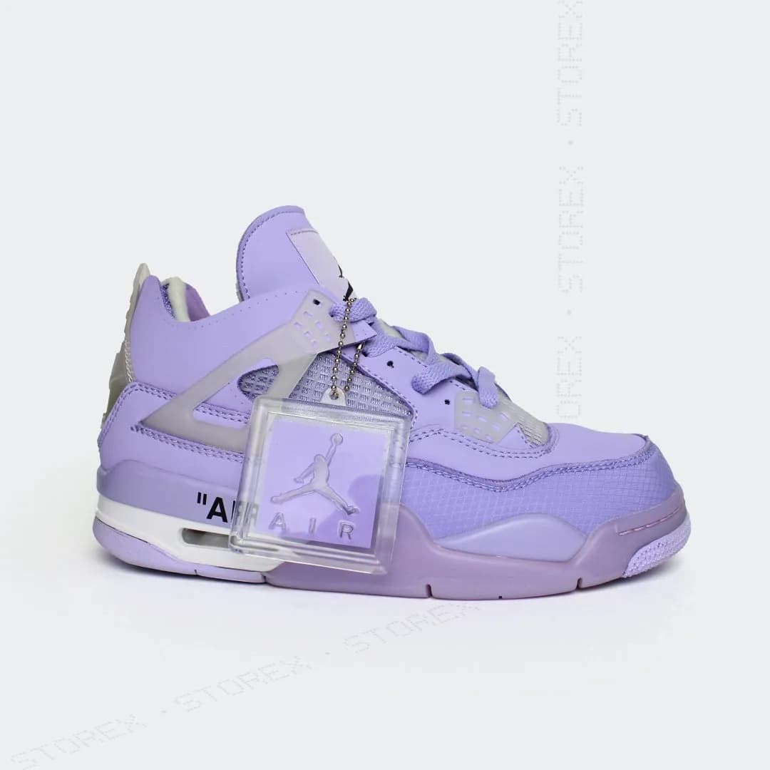 Jordan 4 x Off-White Purple