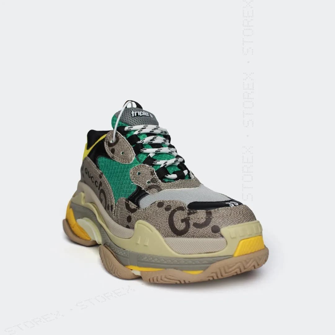 BALENCIAGA x GUCCI Green Beige