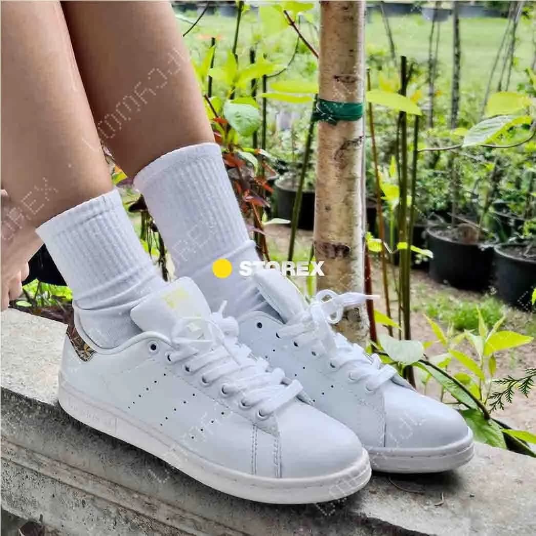 Stan Smith Flowers White