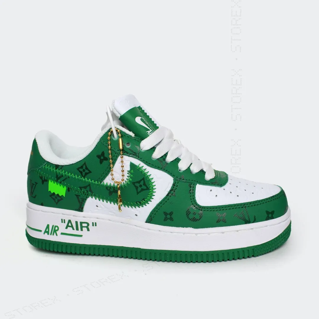 Nike Air Force 1 x Louis Vuitton Green