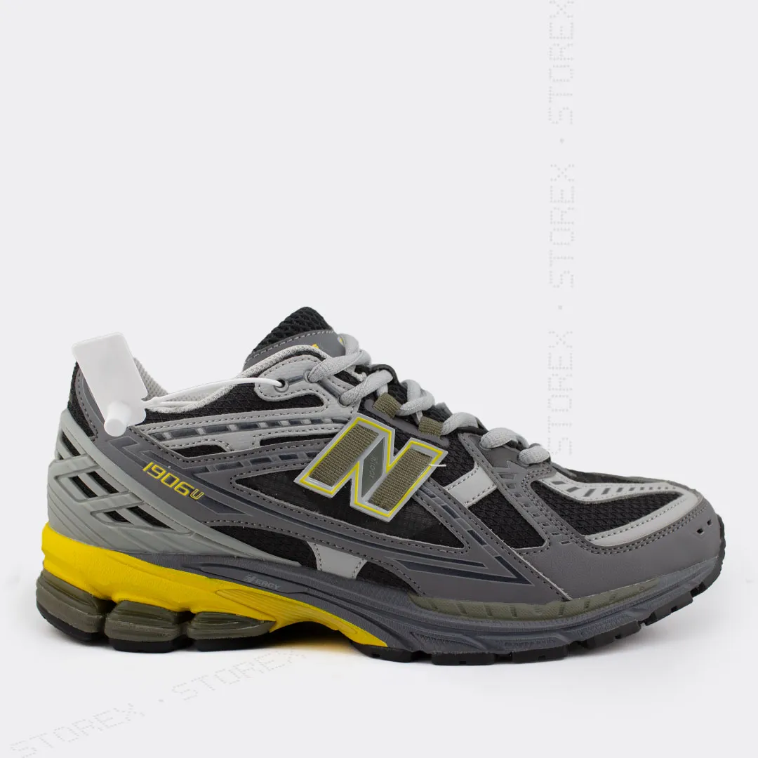New Balance 1906 Black Yellow Grey