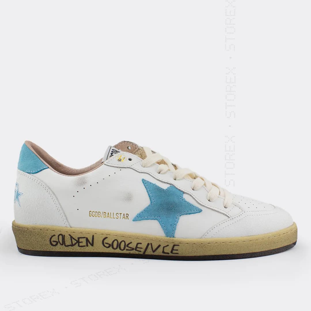 Golden Goose ★ Ball Star White/Baby Blue