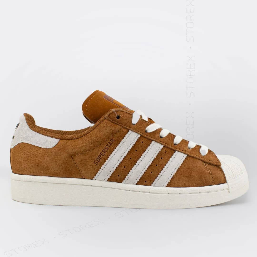 adidas Superstar Suede Brown/White