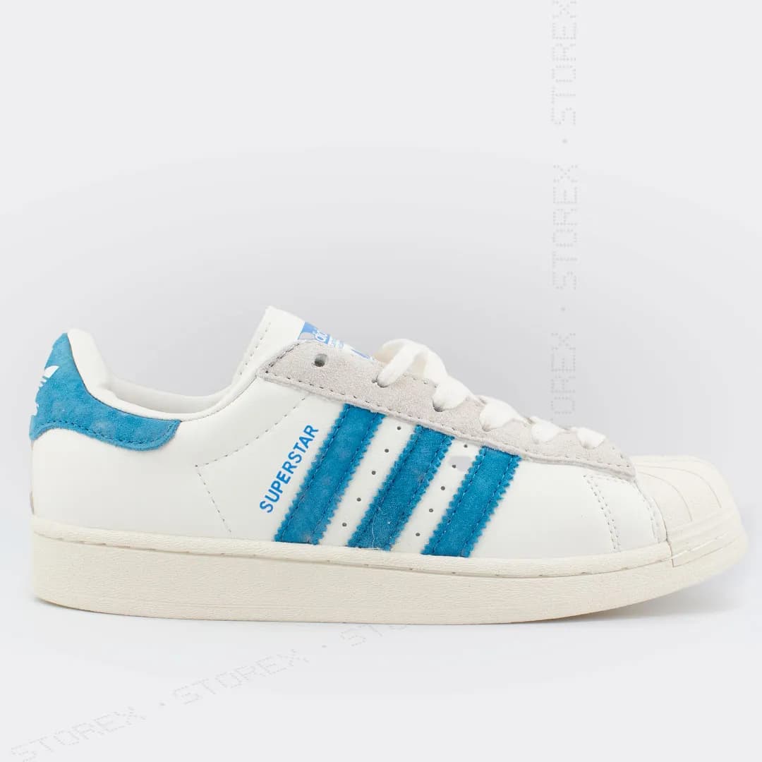 adidas Superstar Light Blue/White
