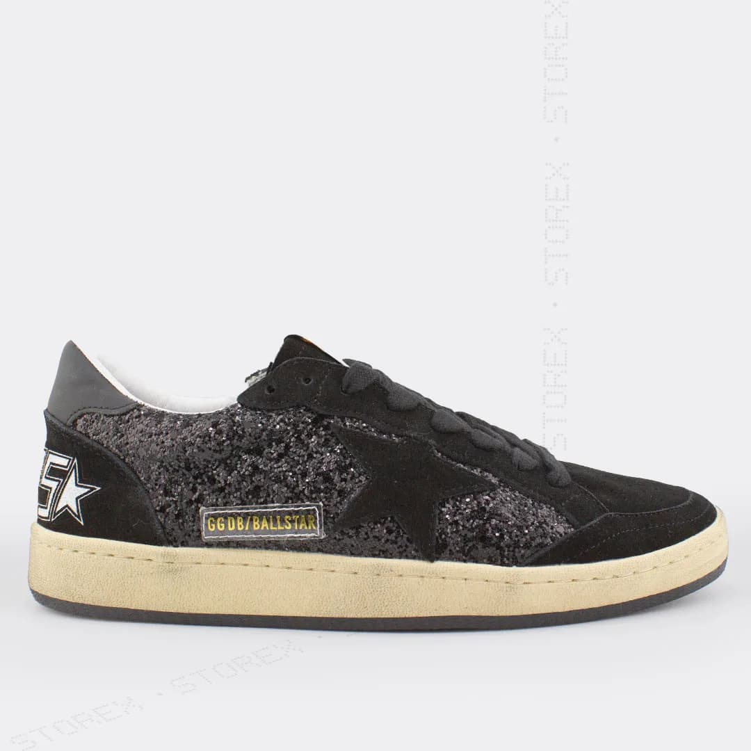 Golden Goose ★ Ball Star Glitter Black