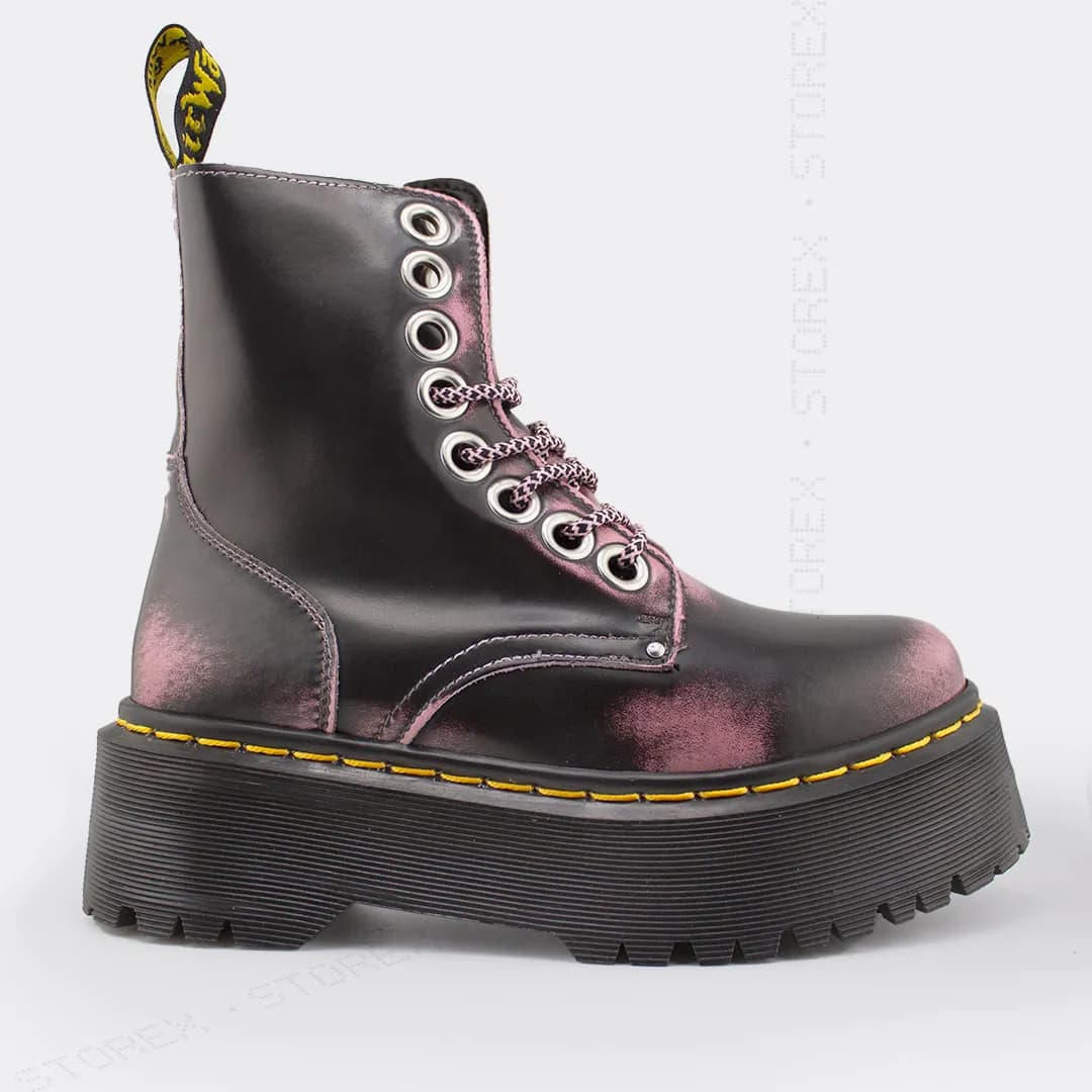 Dr. Martens Jadon Platform Black/Pink