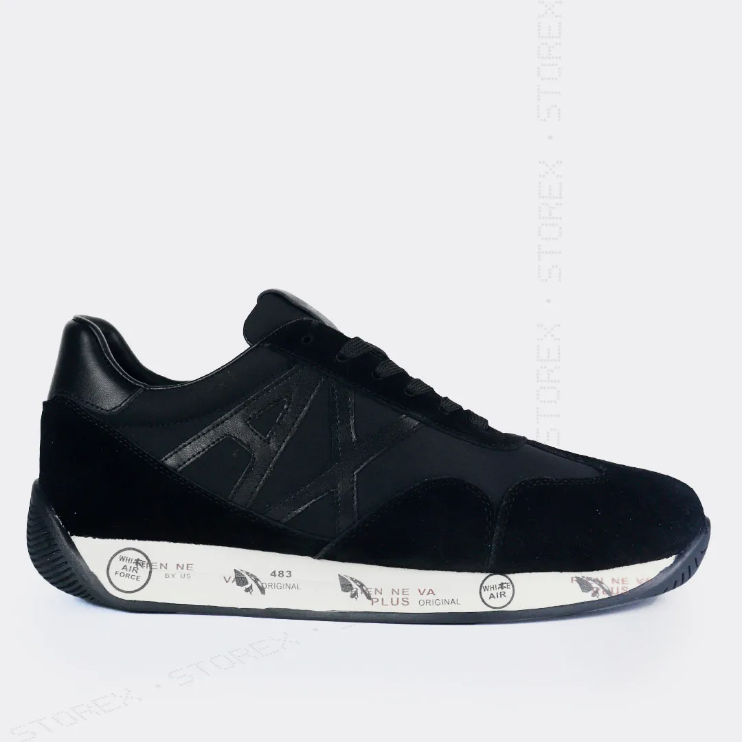 Emporio Armani Suede Black