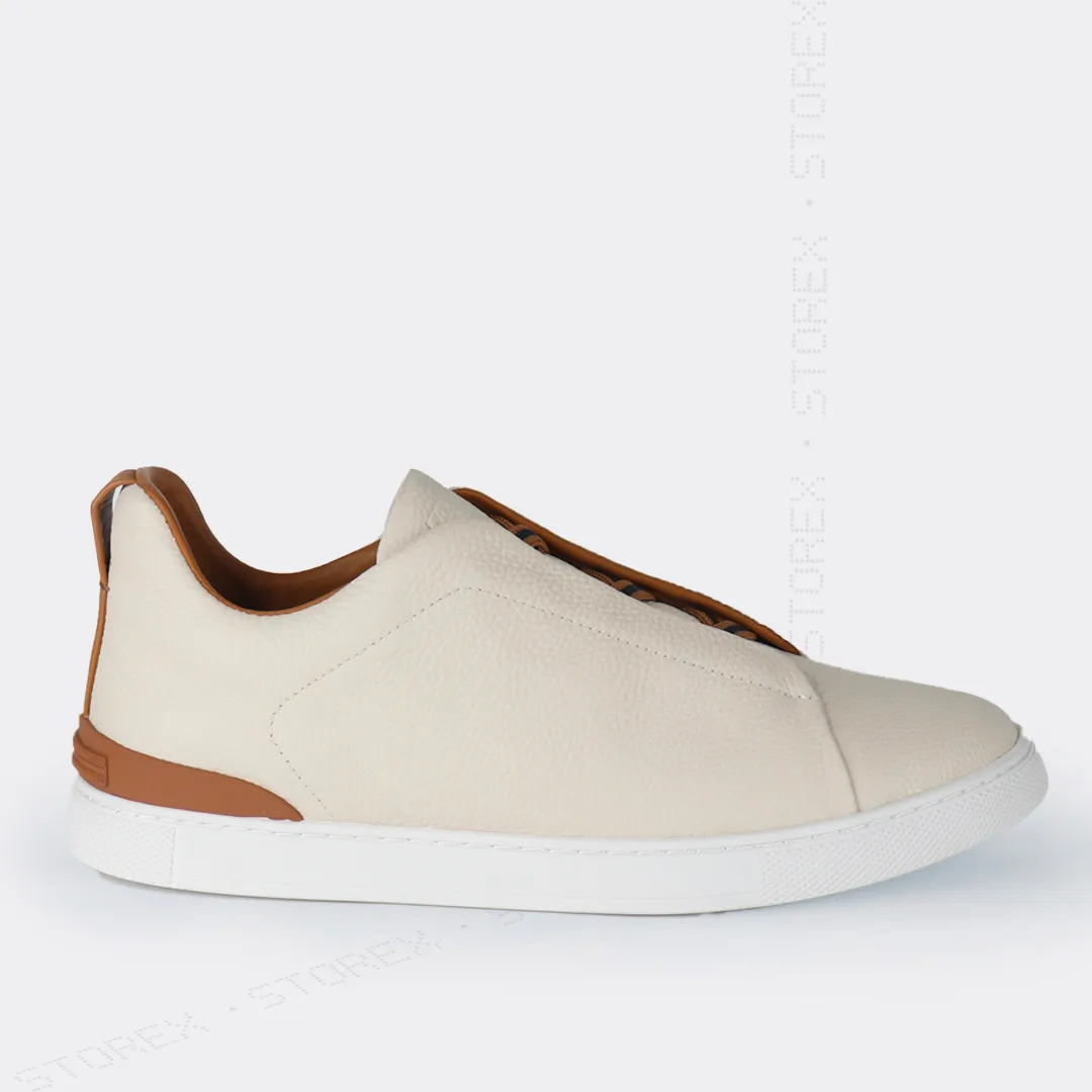 Zegna Cream/Brown