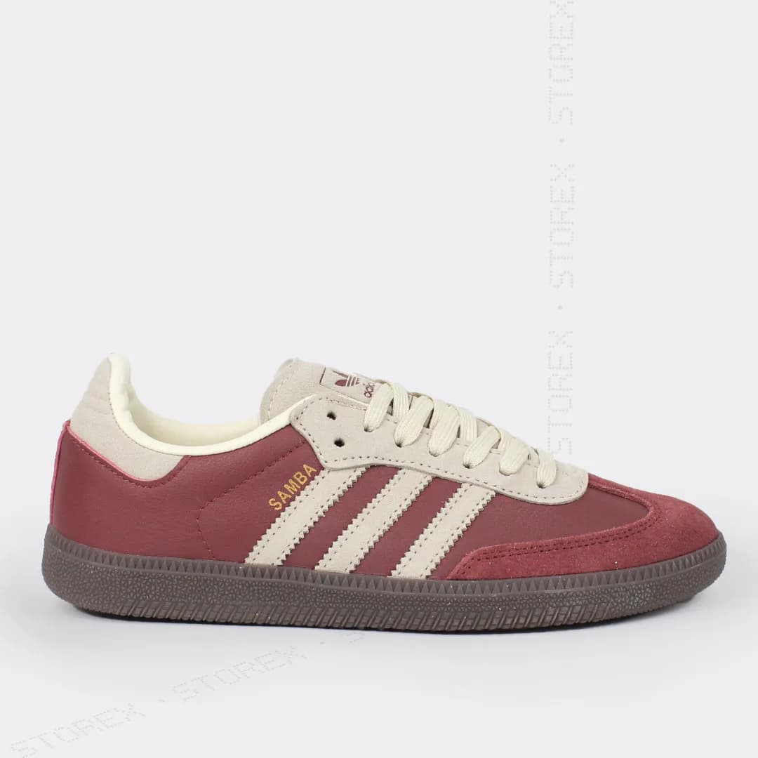 adidas Samba Burgundy Red/Cream