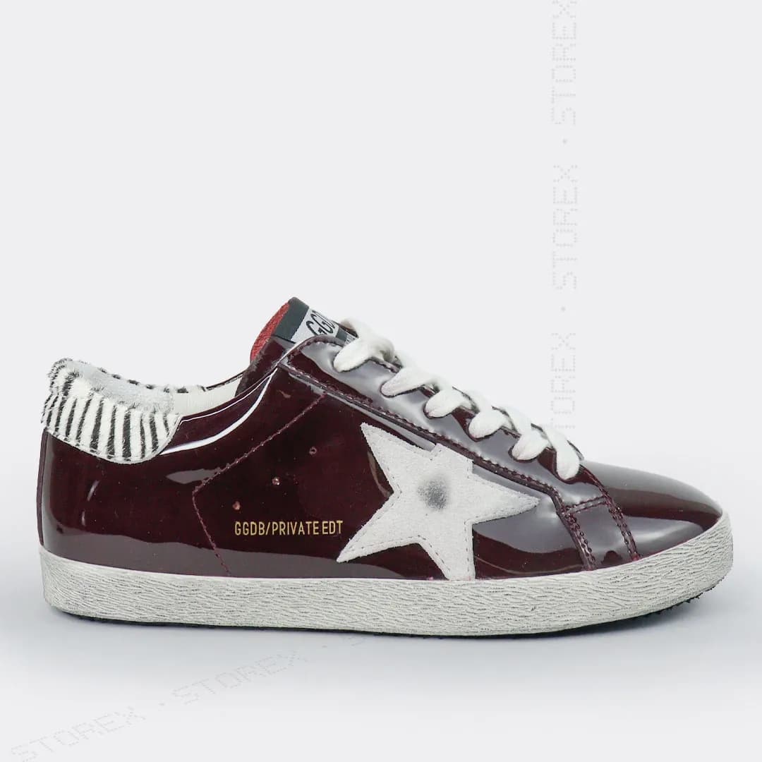 Golden Goose ★ Superstar Glossy Red/White