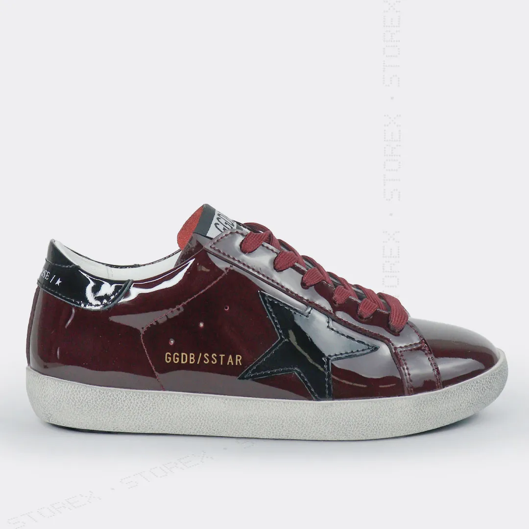Golden Goose ★ Superstar Glossy Red/Black