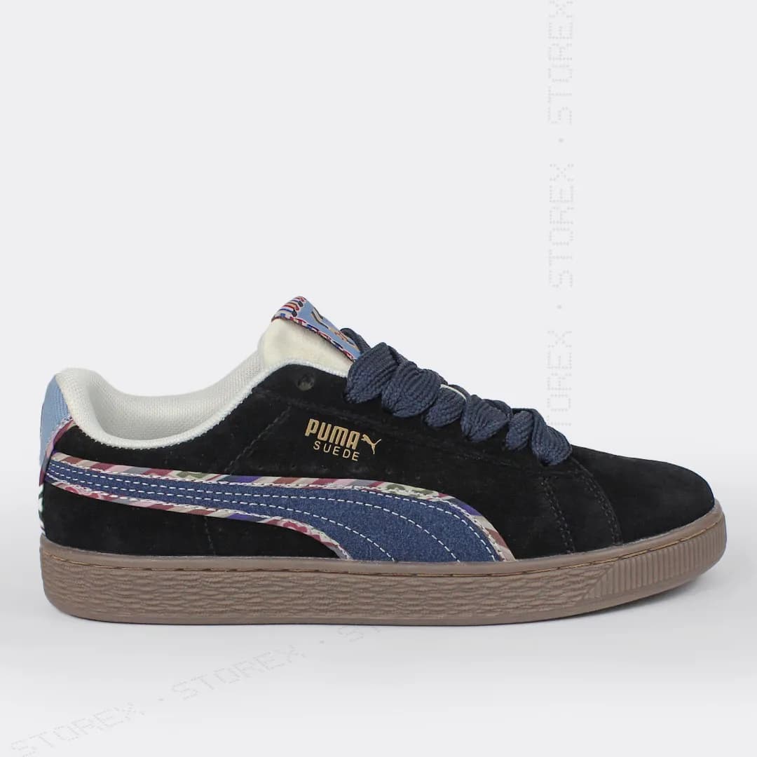 Puma Suede Black/Blue
