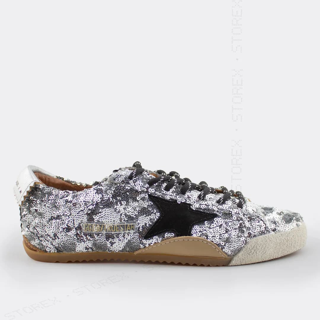 Golden Goose True Star Glitter White