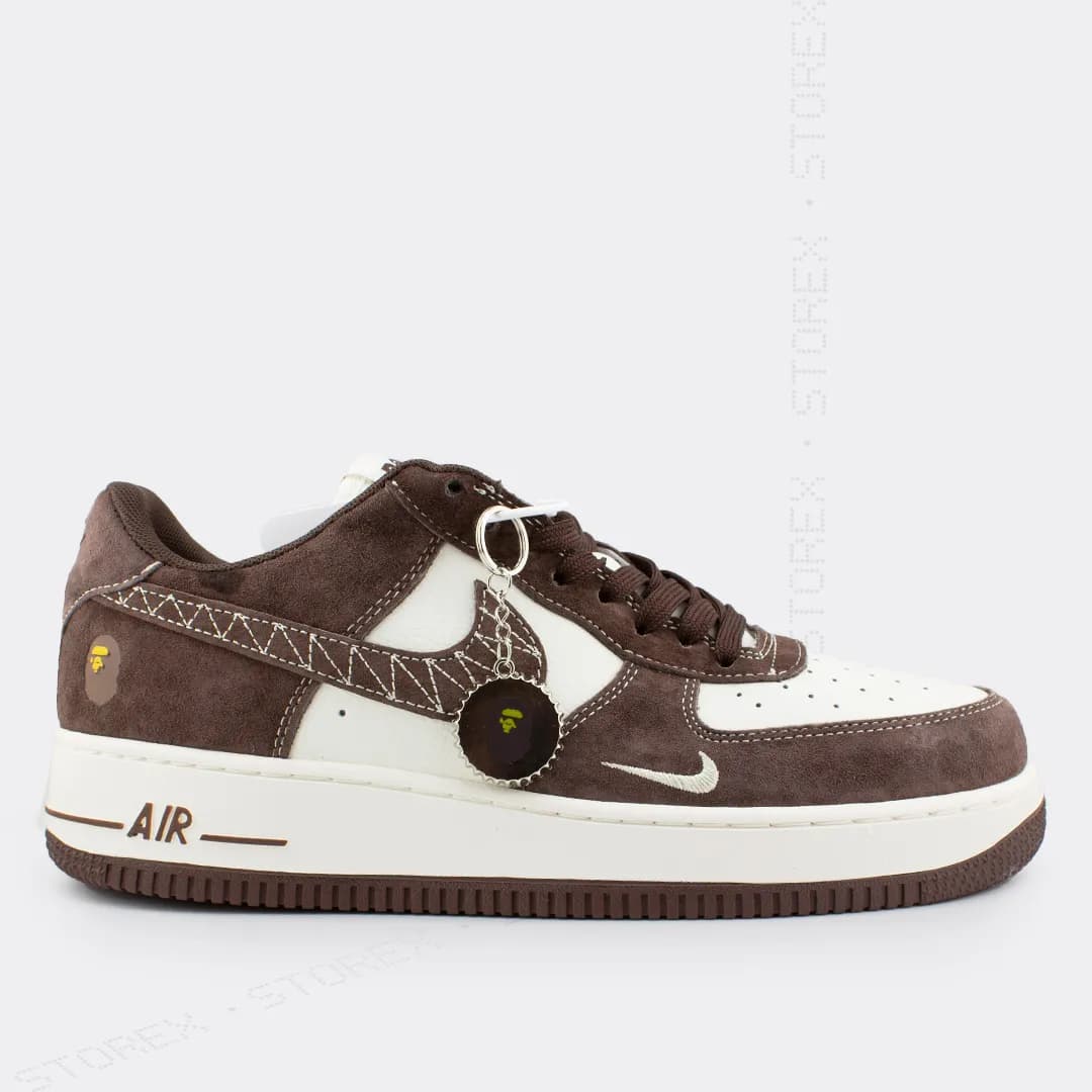 Nike Air Force 1 Brown/White