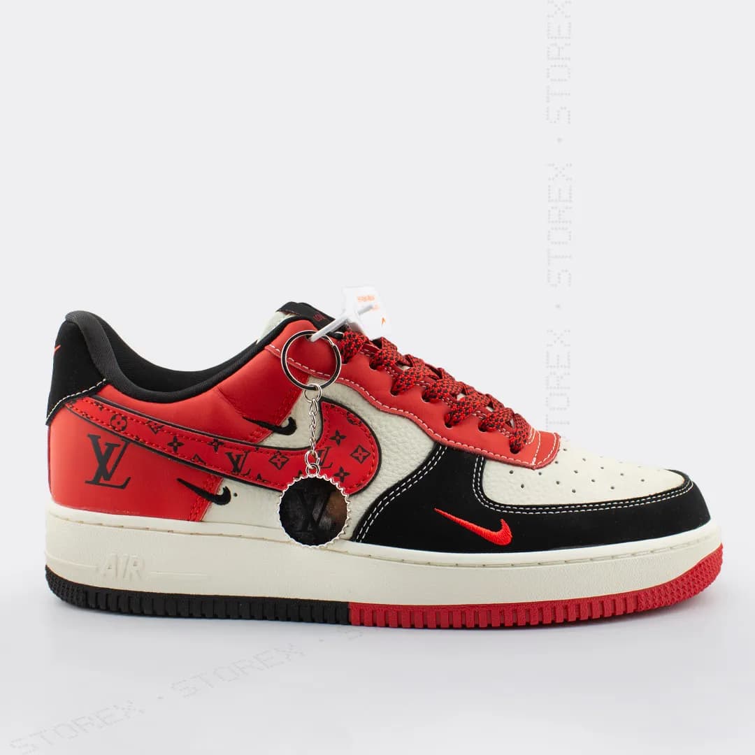 Nike Air Force 1 x Louis Vuitton Red