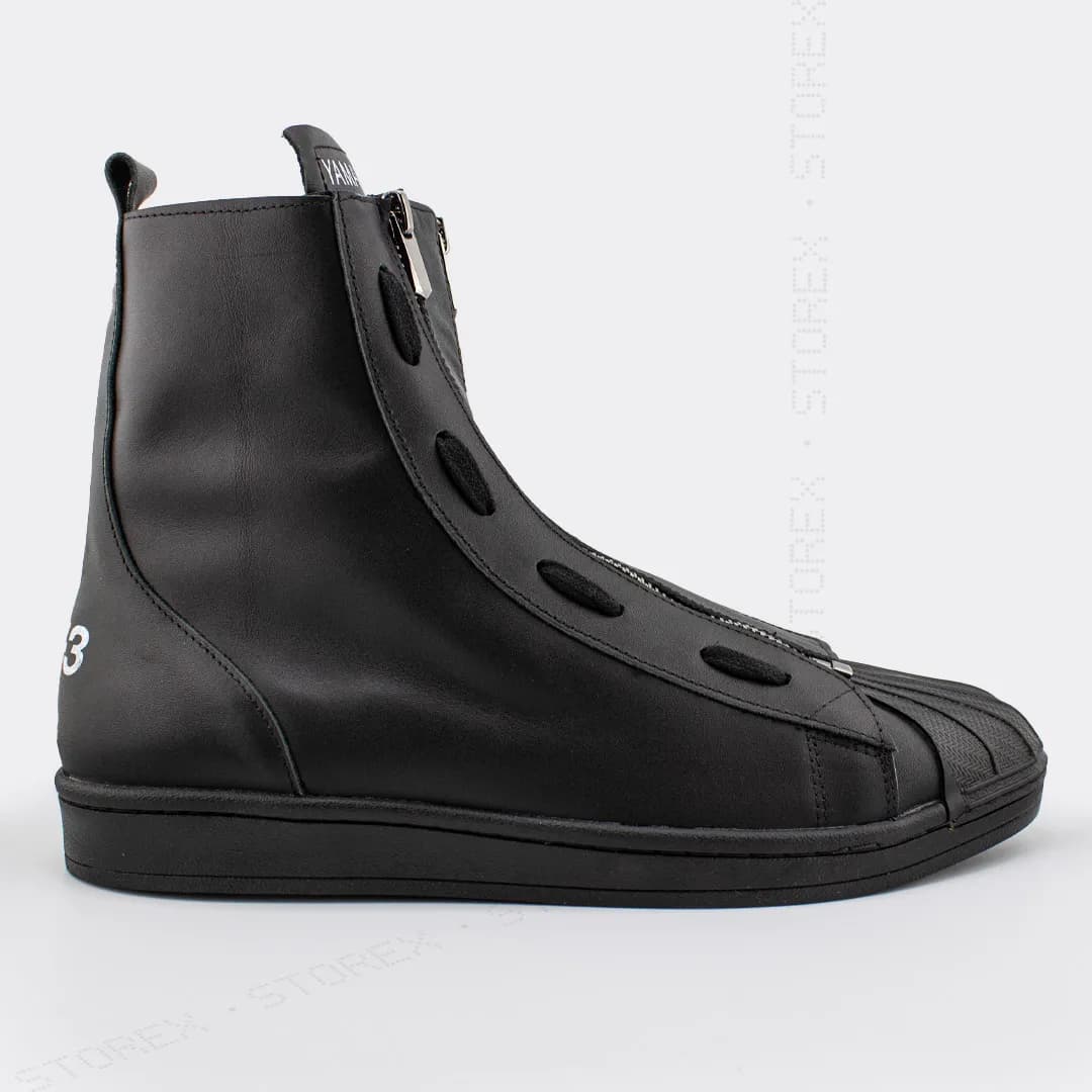 Y-3 Leather Black