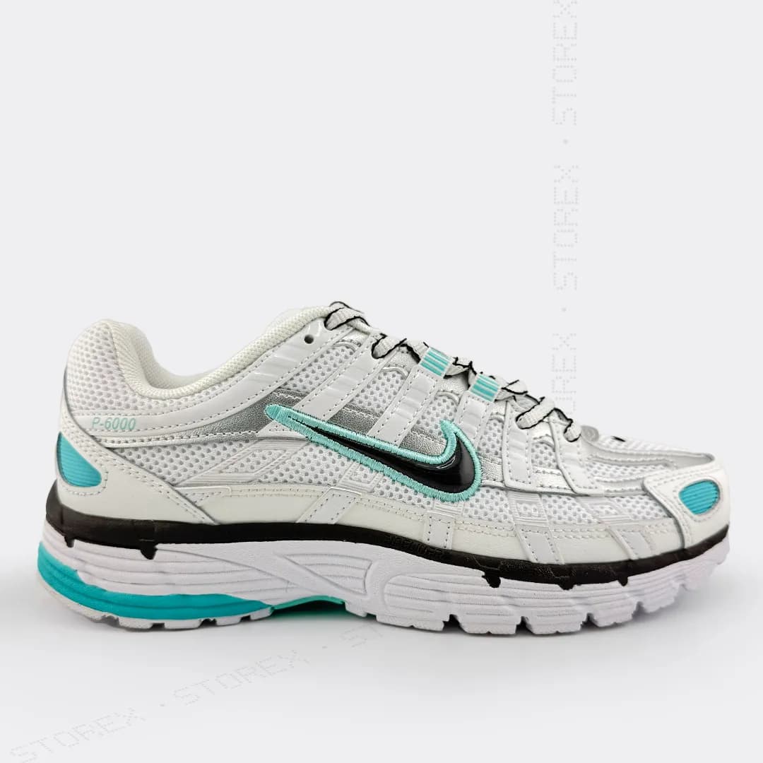 Nike P-6000 White/Light Aqua