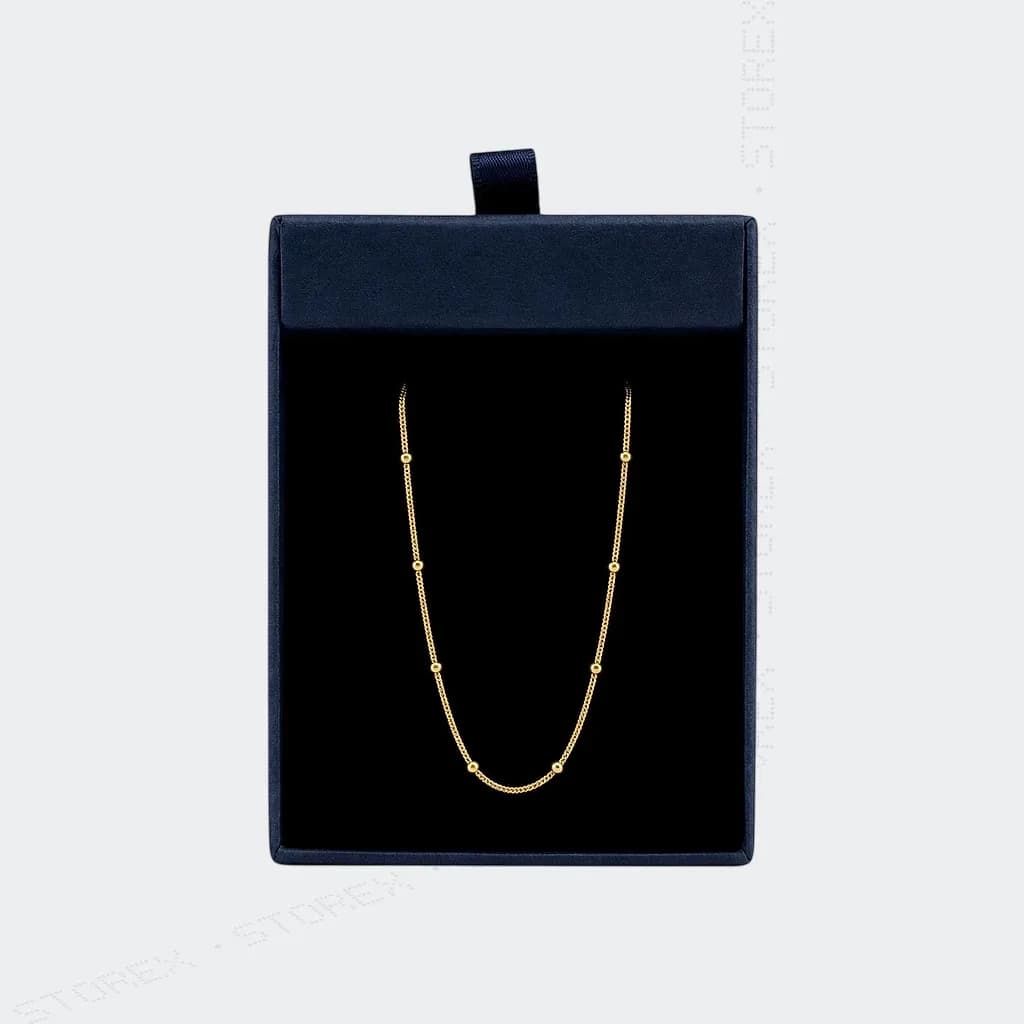 Gold Bespoke Ball Necklace