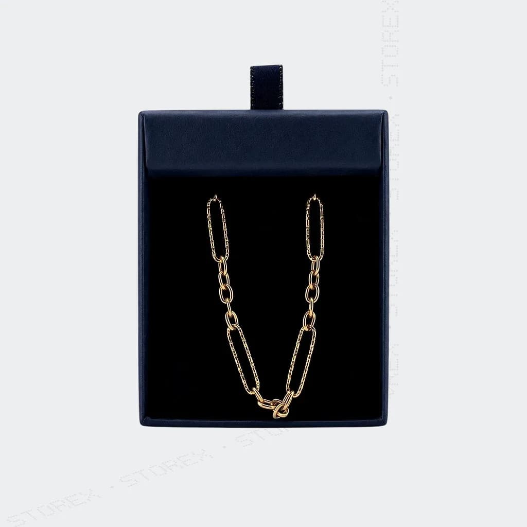 Tiffany Chain Gold Necklace