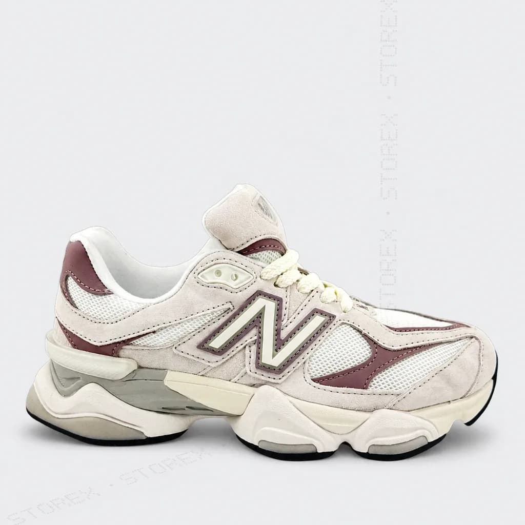 New Balance 9060 Beige/Burgundy
