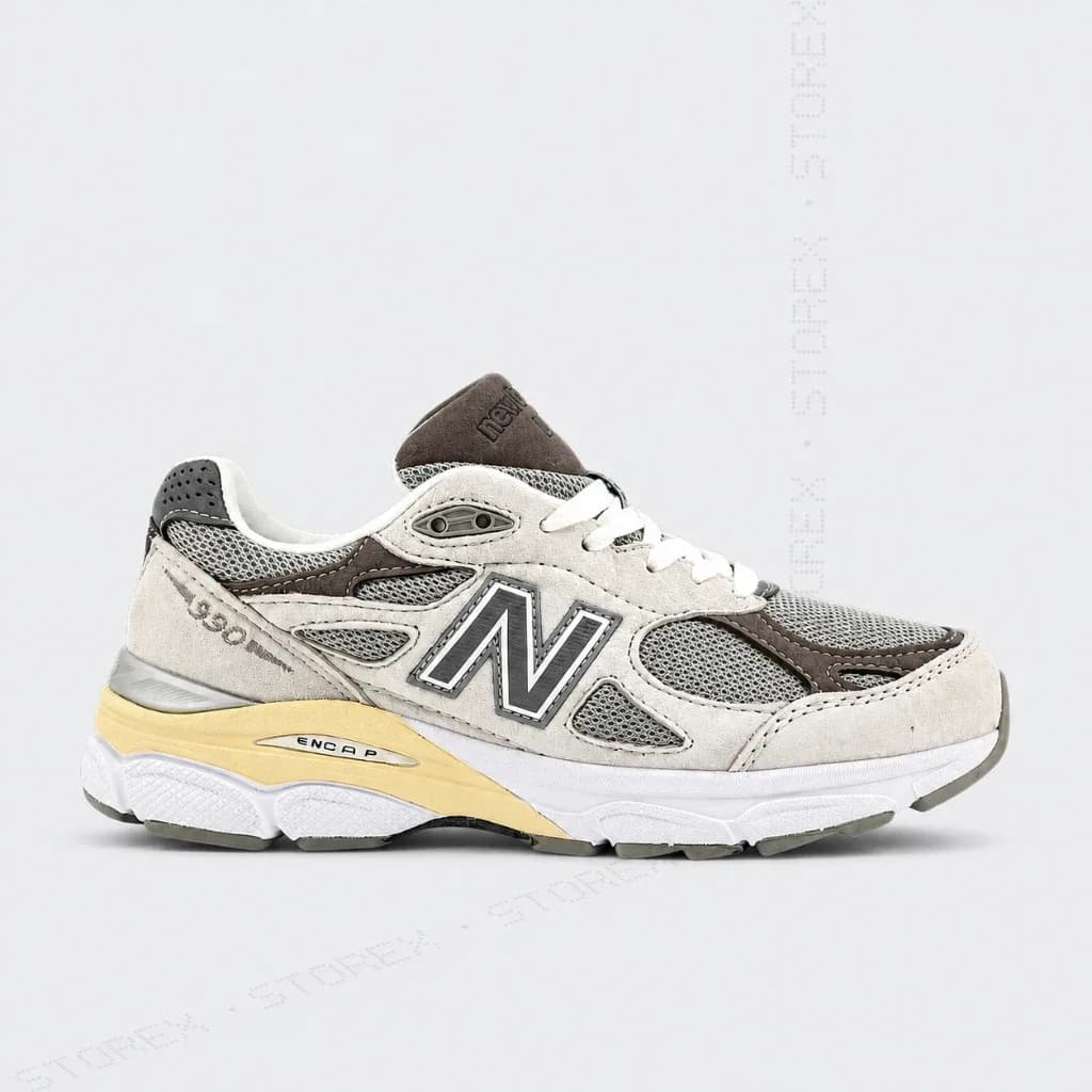 New Balance 990 Light Gray/Gray Mesh
