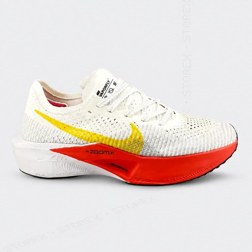 Nike ZoomX Vaporfly White/Red/Gold