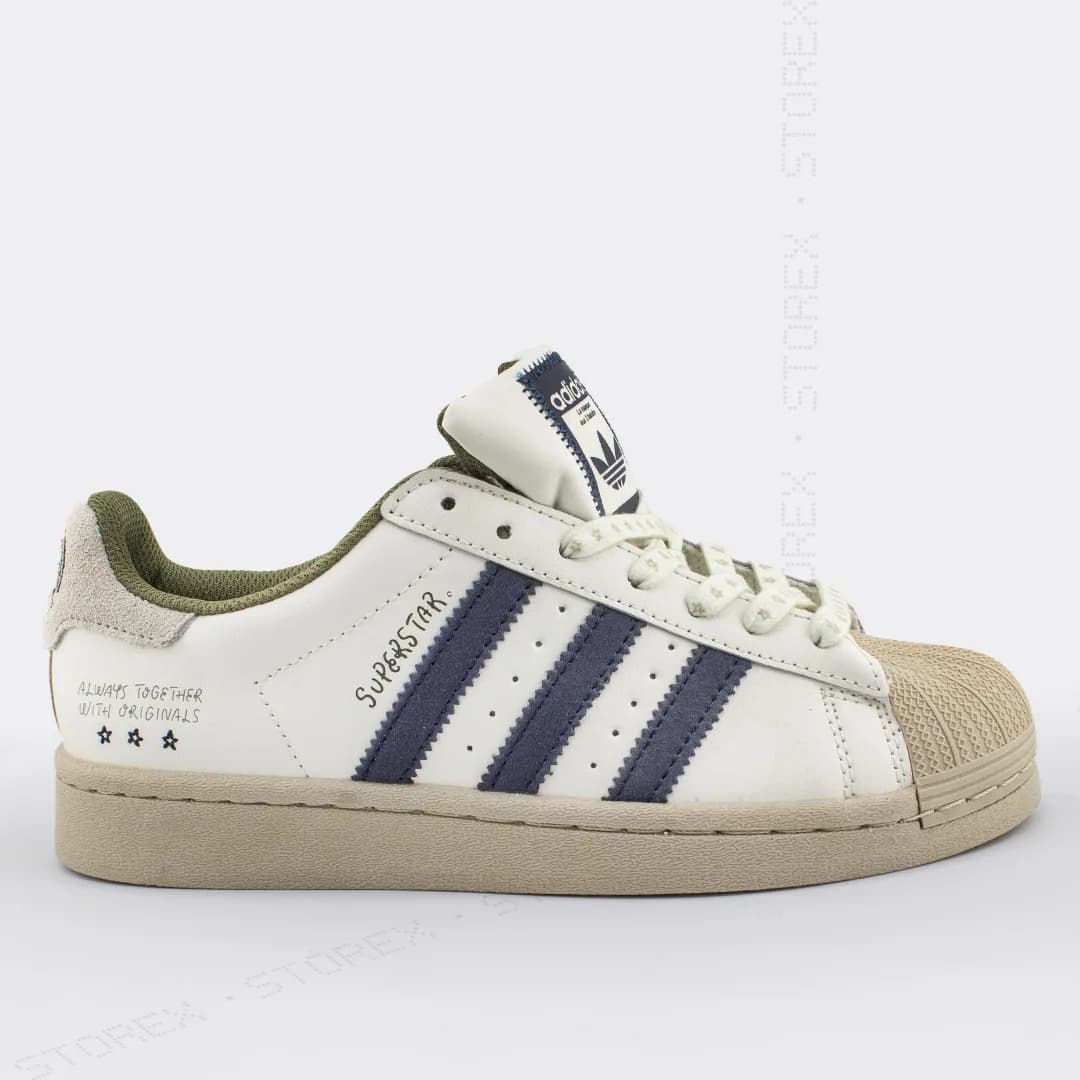 adidas Superstar Always Together White/Navy Blue