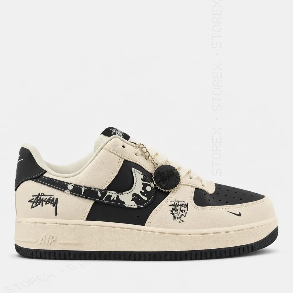 Nike Air Force 1 Low X Stüssy Cream/Black