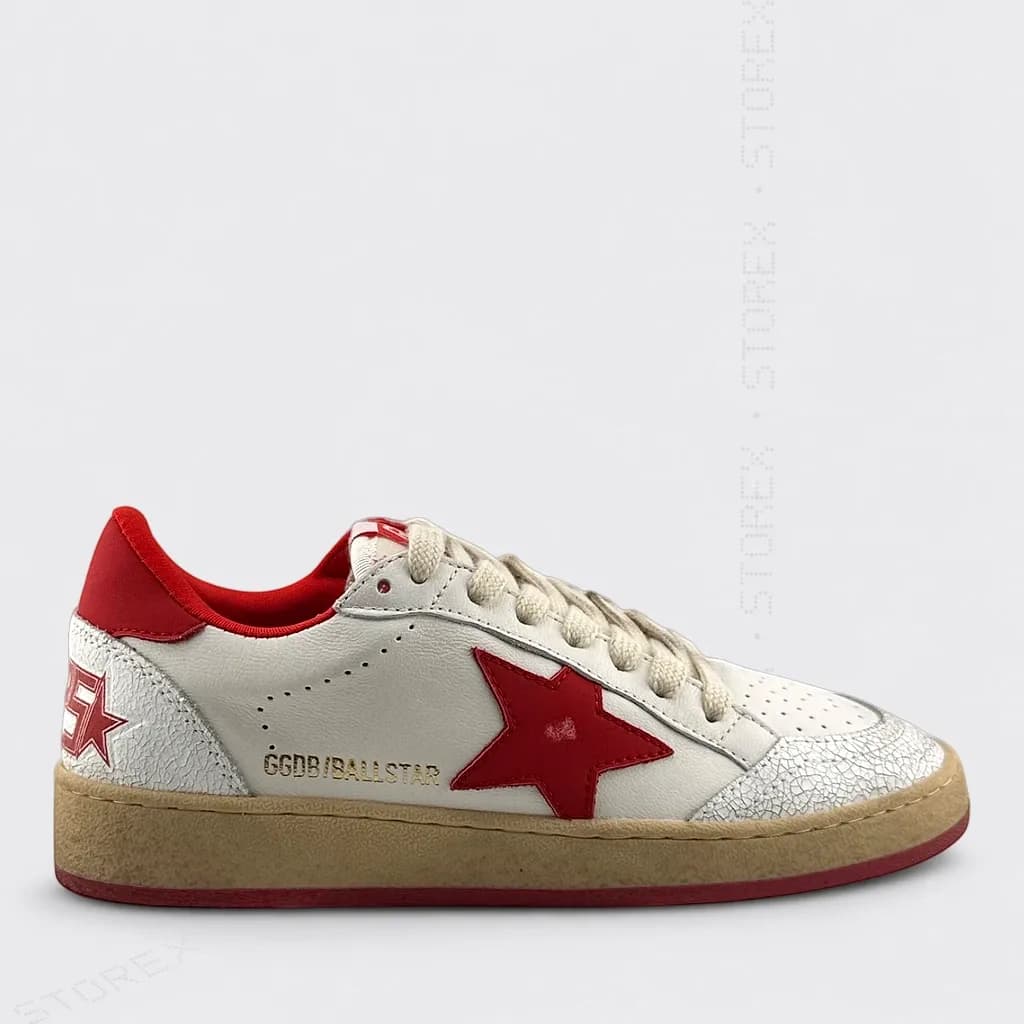 Golden Goose ★ Ball Star Cream/Red